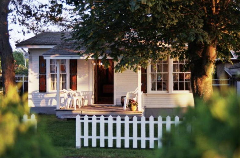 This is the front of Lora's Cottage